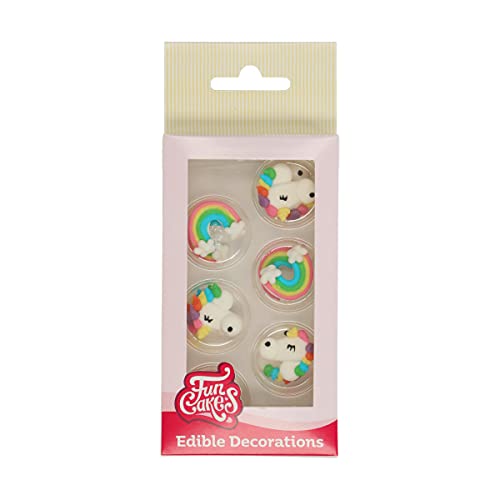 funcakes-rainbow-figurines-sucre-licorne-12-pi-ces image 4