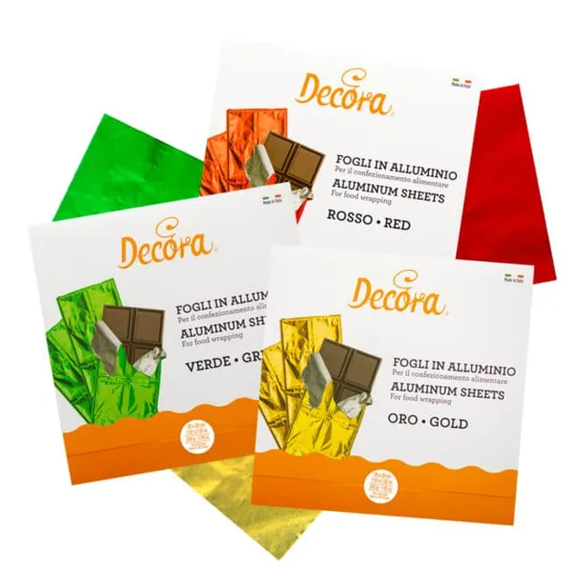 decora-bake-cook-feuilles-chocolat-alu-20x20-150-pcs image 1