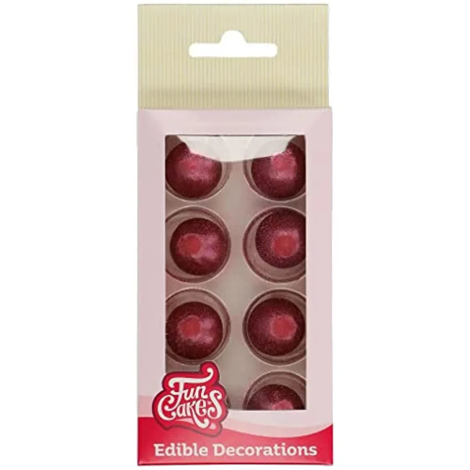 funcakes-glaze-topping-billes-chocolat-ruby-8-pi-ces-perl-es image 1