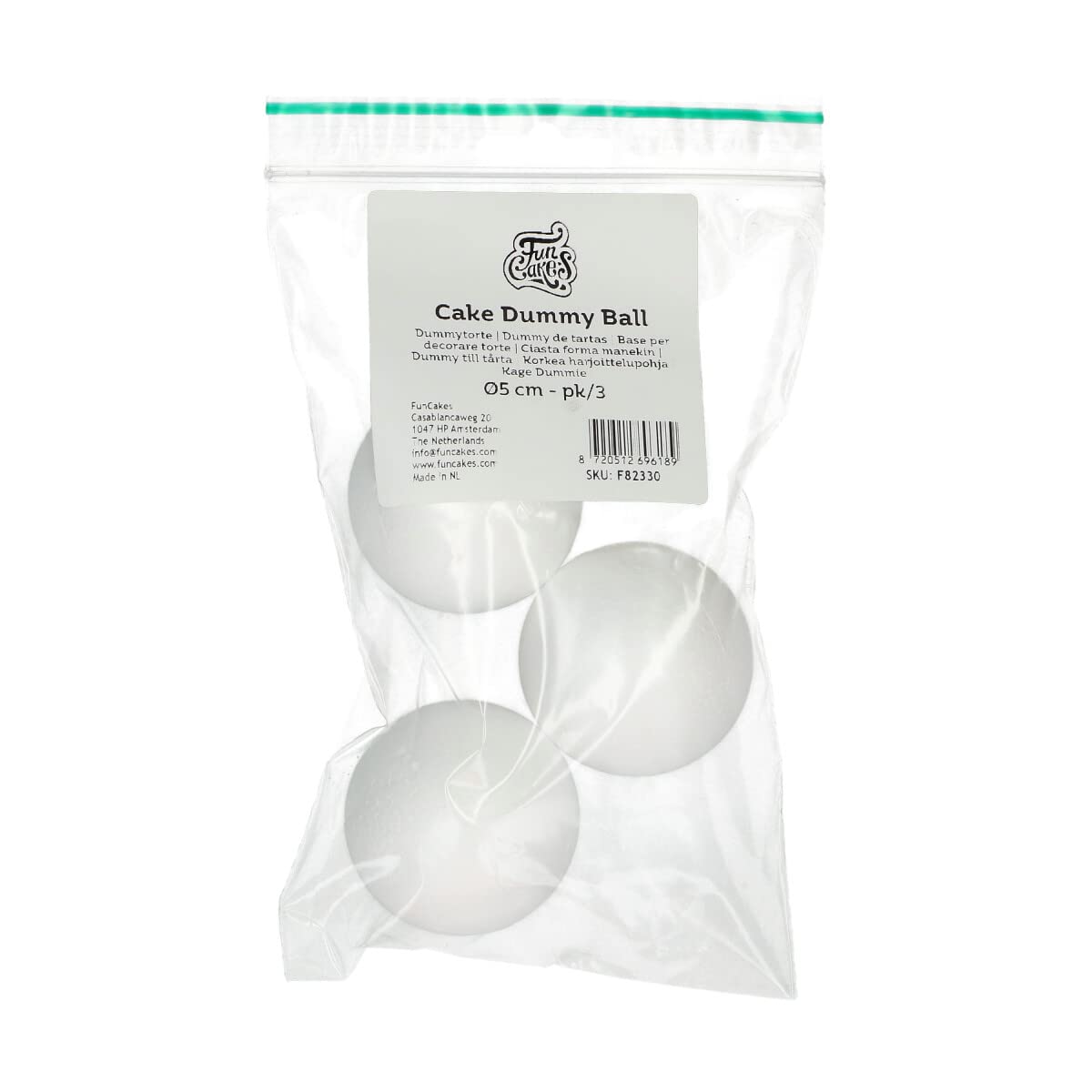 funcakes-cake-dummy-sph-re-polystyr-ne-5-cm-x3 image 2