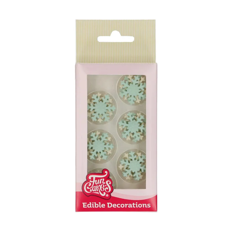 funcakes-snowflakes-flocons-de-neige-en-sucre-12-pi-ces-no-l image 1