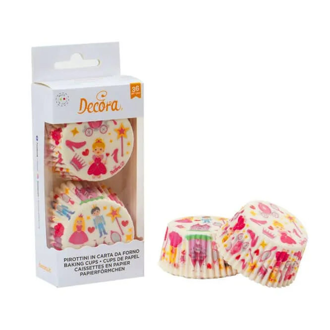 decora-bake-cook-caissettes-muffin-princesse-36-pcs image 1