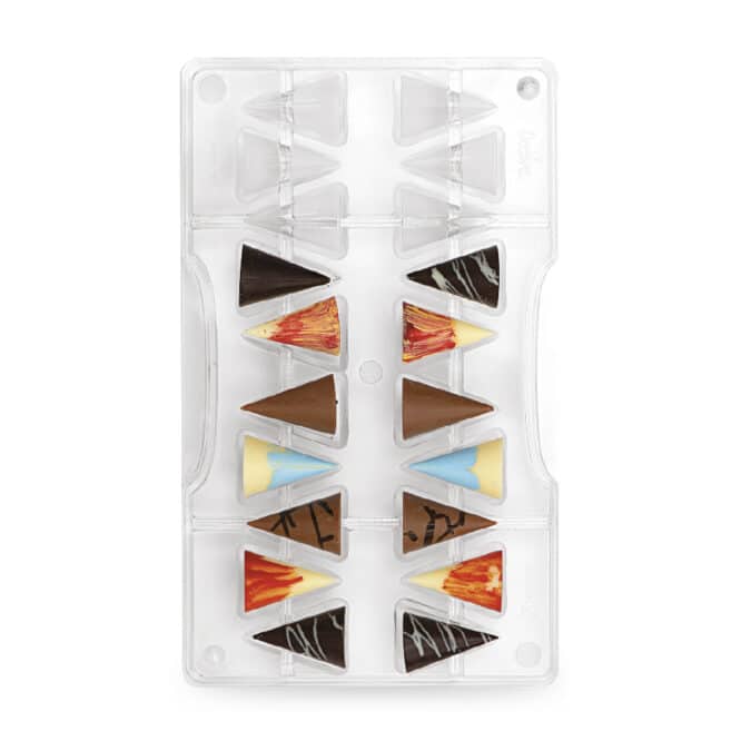 decora-bake-cook-moule-chocolat-petits-c-nes-20-empreintes image 1