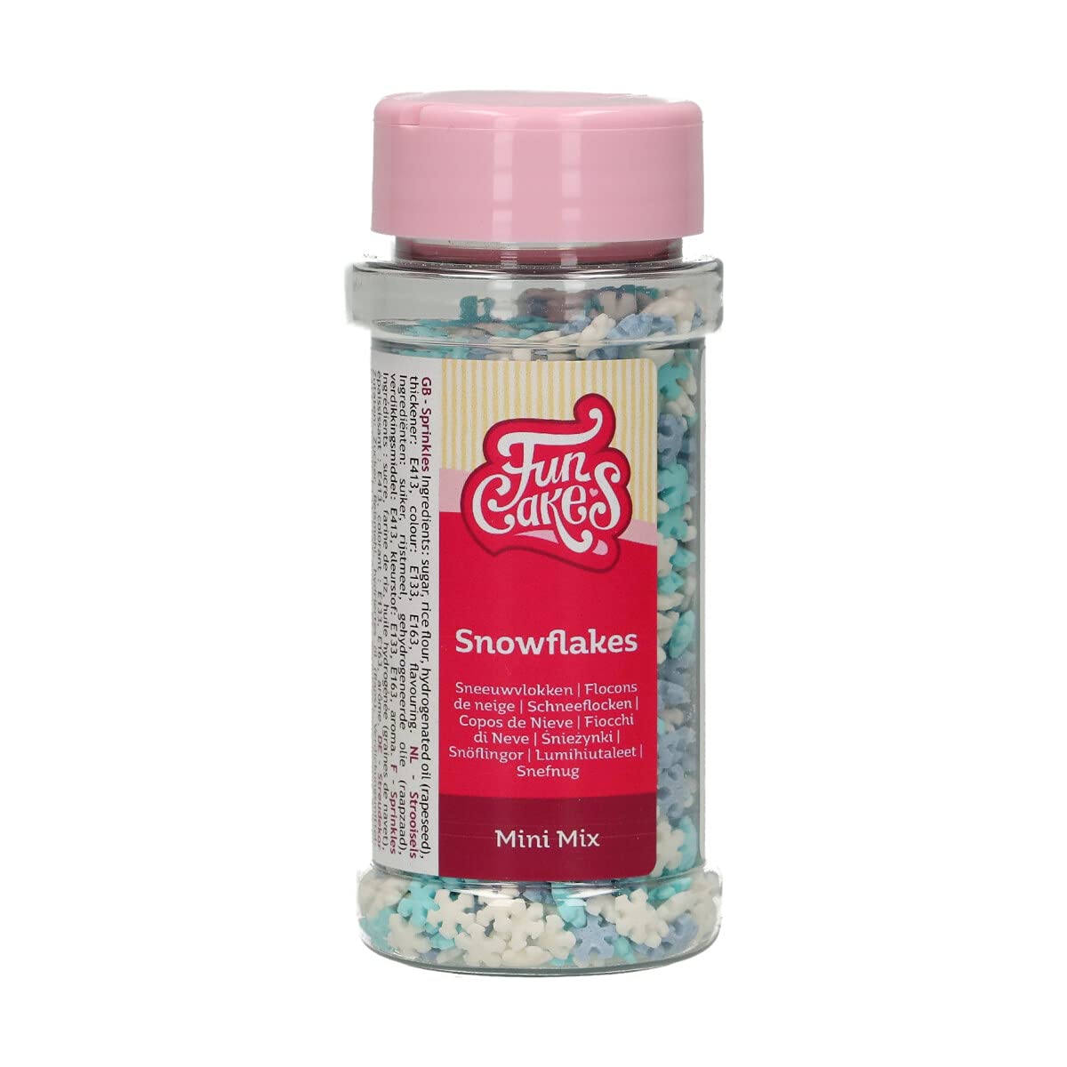 funcakes-mini-snowflakes-mix-d-cors-en-sucre-flocons-50-g image 1