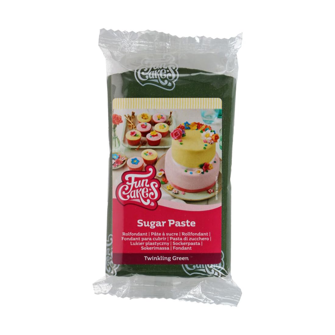 funcakes-twinkling-green-p-te-sucre-vanille-250-g image 1
