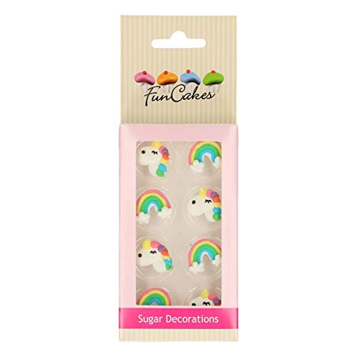 funcakes-unicorn-rainbow-d-corations-en-sucre-sans-gluten-30-g image 4