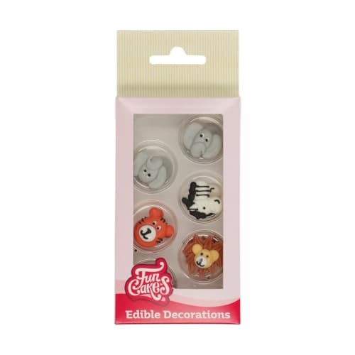 funcakes-safari-animals-figurines-sucre-12-pi-ces-sans-gluten image 6