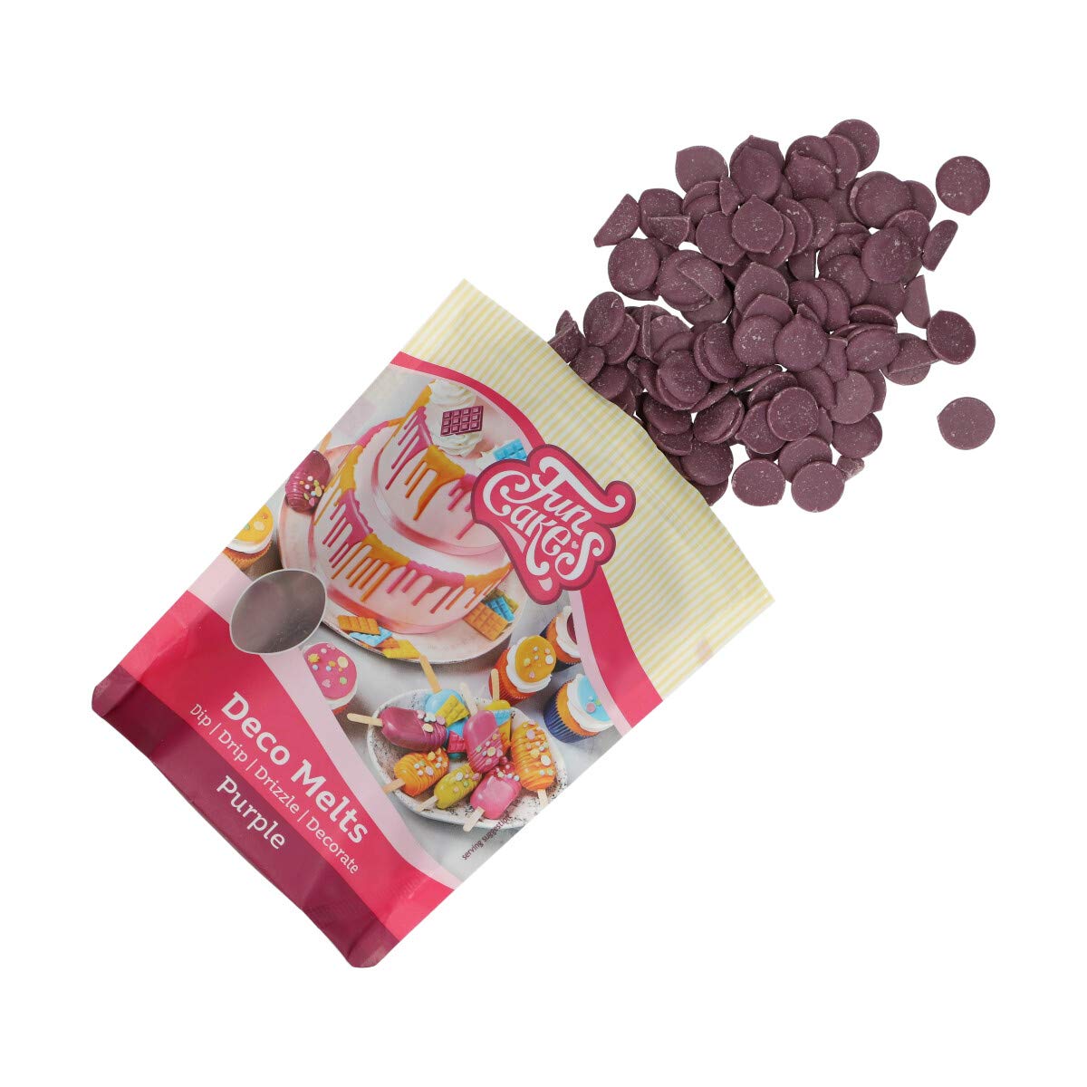 funcakes-deco-melts-caramel-250-g-pastilles-fondre image 3