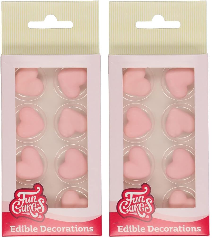 funcakes-d-corations-sucre-c-urs-rouges-8-pi-ces-sans-gluten image 5
