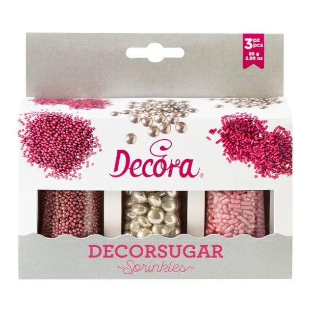 decora-bake-cook-decor-mix-argent-rose-d-cor-sucre-85g image 1