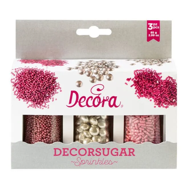 decora-bake-cook-decor-mix-argent-rose-d-cor-sucre-85g image 1