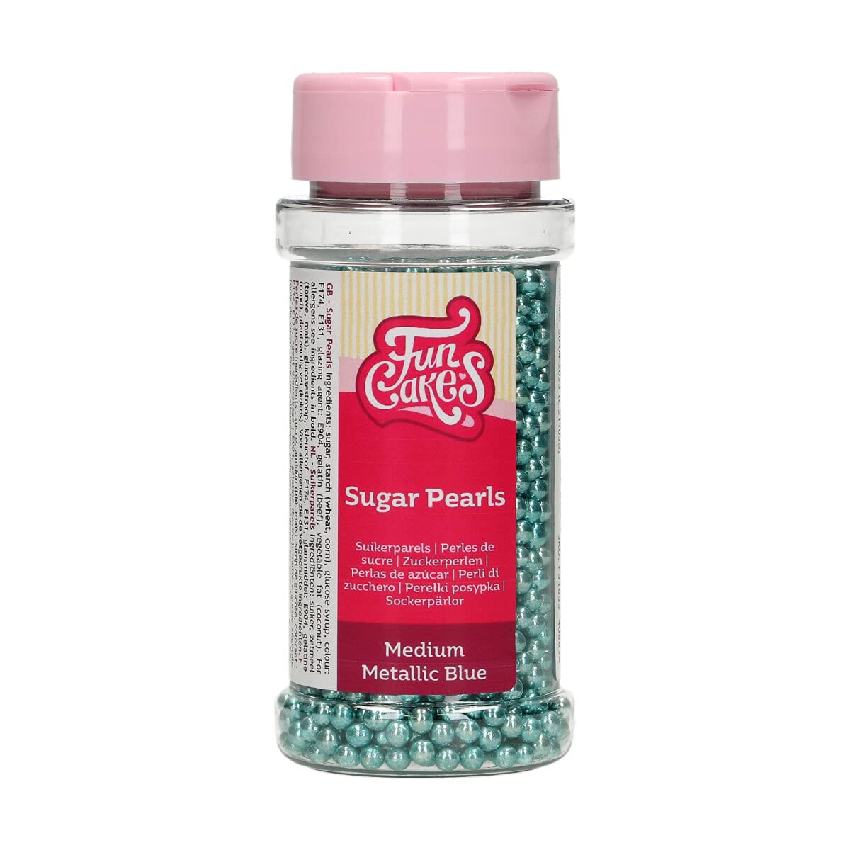 funcakes-3d-sprinkle-medley-perles-sucre-rose-m-tallique-80-g image 3