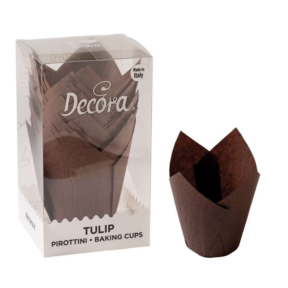 decora-bake-cook-caissettes-tulipe-marron-24-pcs image 7