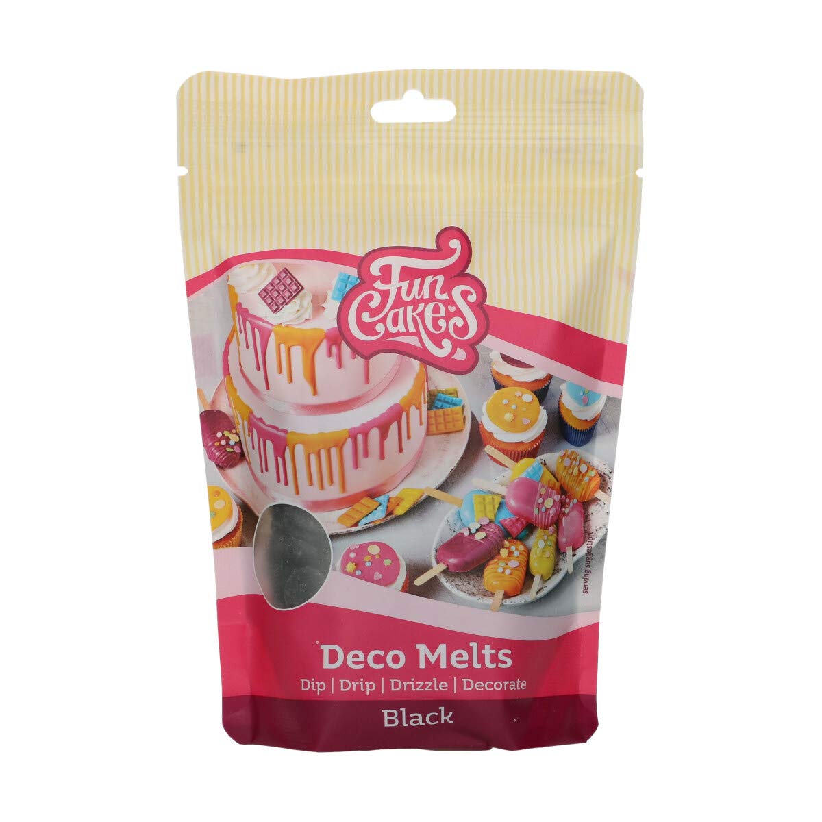 funcakes-deco-melts-pistoles-gla-age-noir-250-g-chocolat-blanc image 1