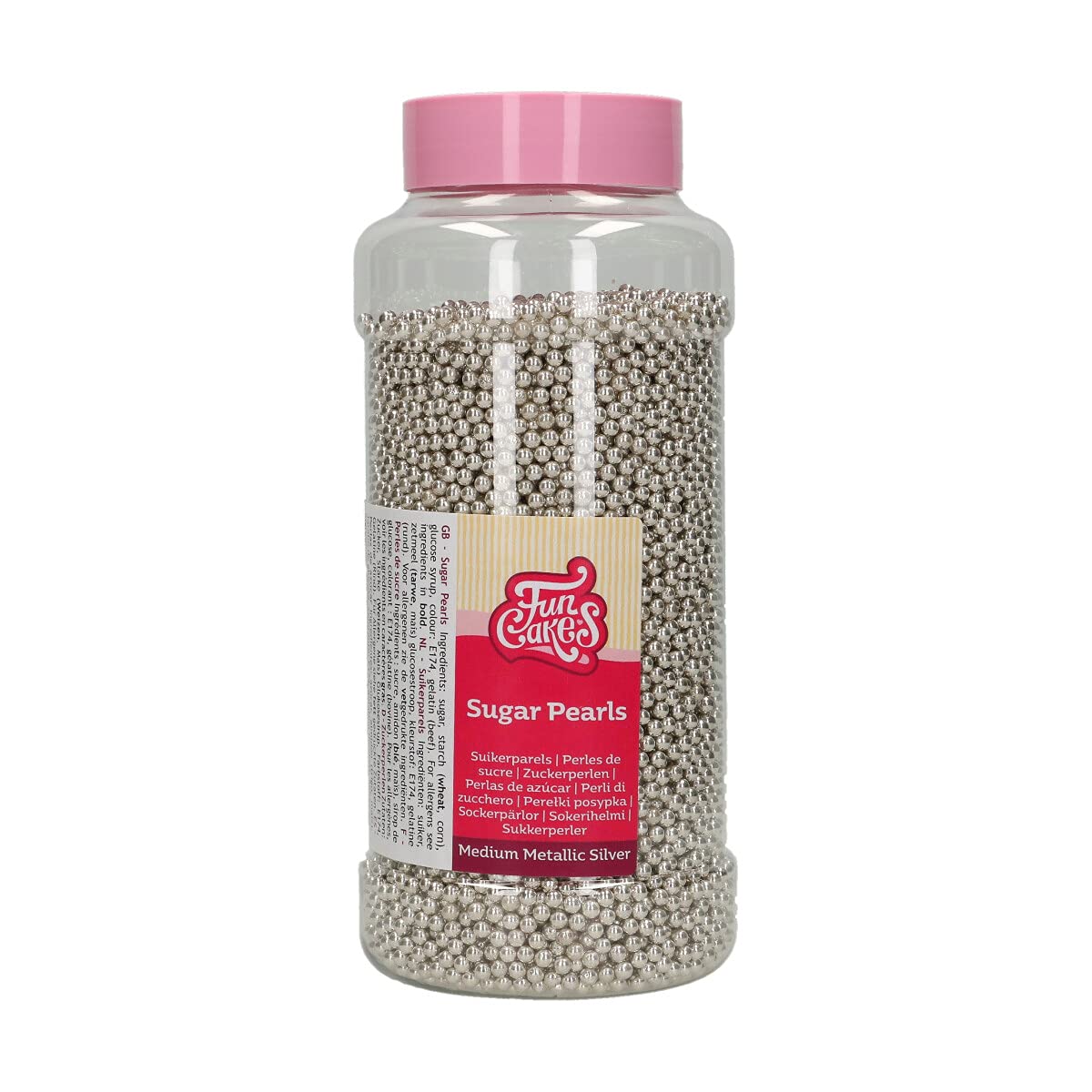 funcakes-3d-sprinkle-medley-perles-sucre-argent-80g image 3
