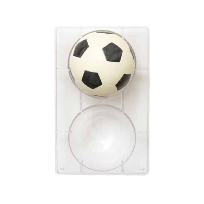 decora-bake-cook-moule-chocolat-ballon-foot-2-empreintes-polycarbonate image 2