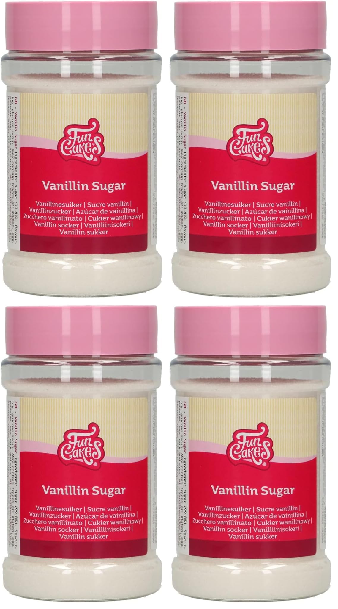 funcakes-mix-for-sucre-vanillin-250-g-lot-de-4 image 1