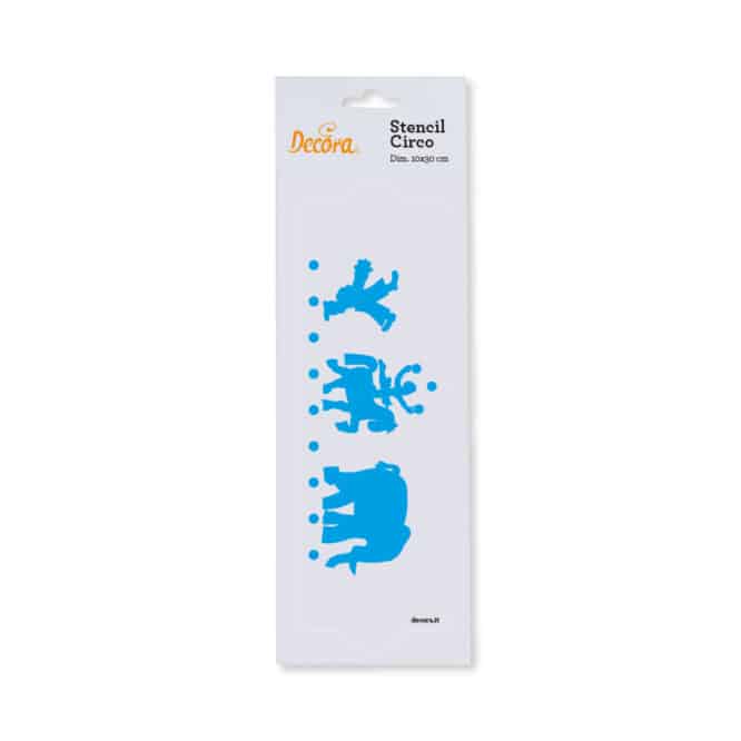 decora-bake-cook-stencil-circo-pochoir-10x30-cm-plastique image 3