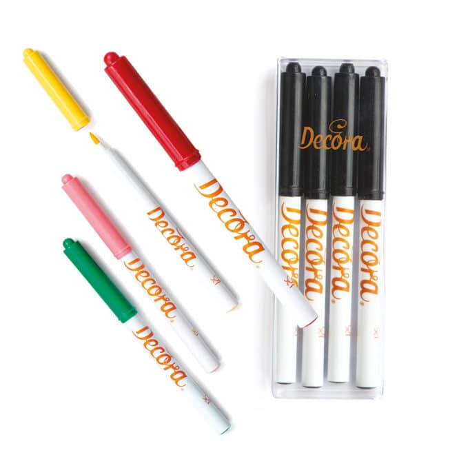 decora-bake-cook-line-feutre-alimentaire-8-couleurs-dessin-g-teau image 1