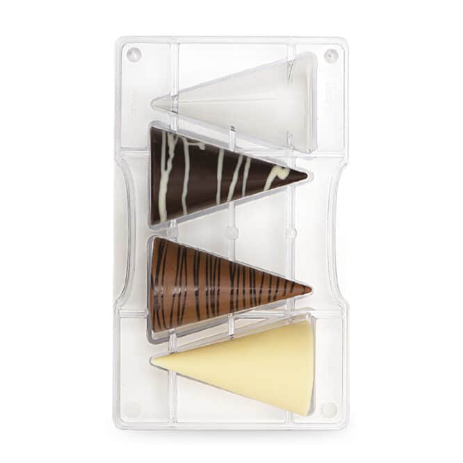 decora-bake-cook-i-coni-grandi-moule-chocolat-4-c-nes-polycarbonate image 1