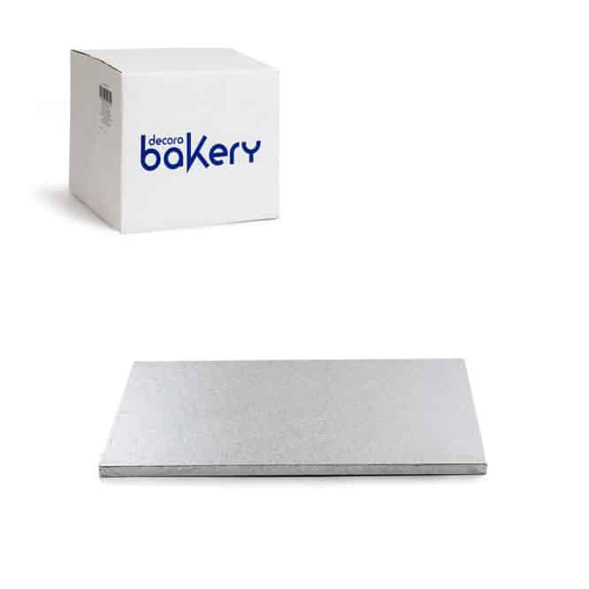 decora-bake-cook-support-g-teau-rigide-rect-argent-x10 image 4