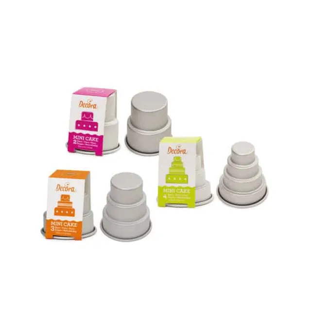 decora-bake-cook-line-mini-wedding-cake-moule-alu-7-cm image 1