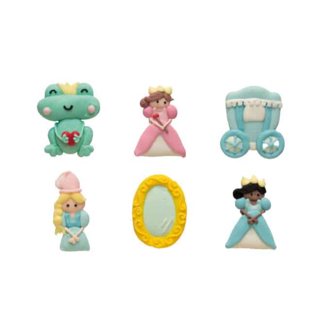 decora-bake-cook-principe-ranocchio-d-cor-sucre-6-pi-ces-grenouille image 2