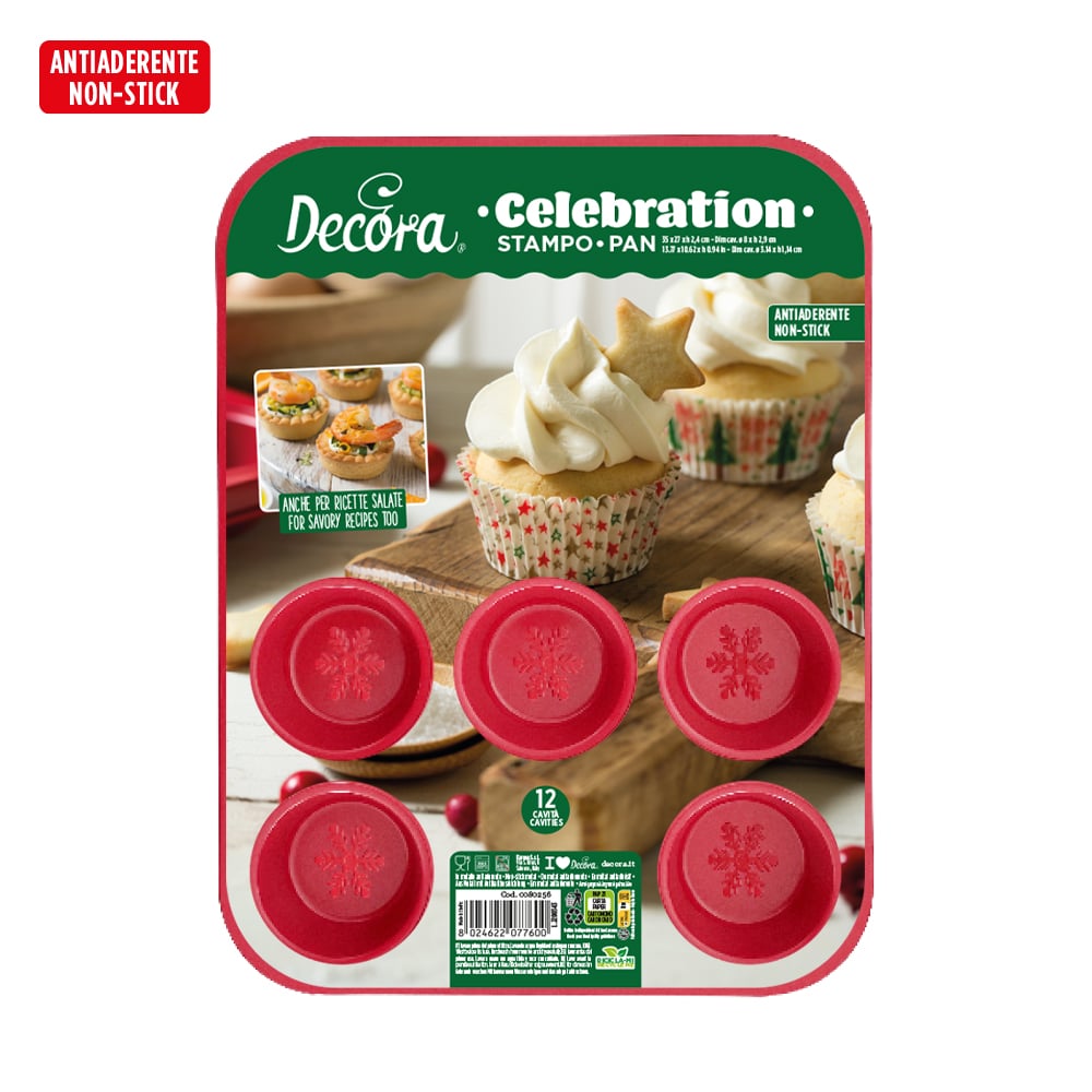 decora-bake-cook-moule-muffins-12-cavit-s-rouge image 4
