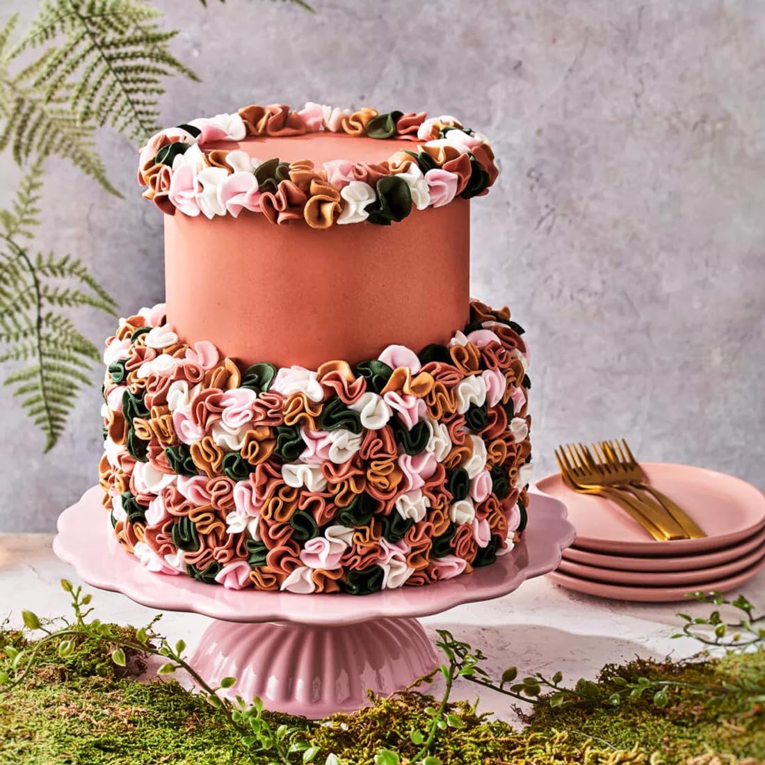 funcakes-covering-paste-p-te-sucre-shimmering-rose-250-g image 2
