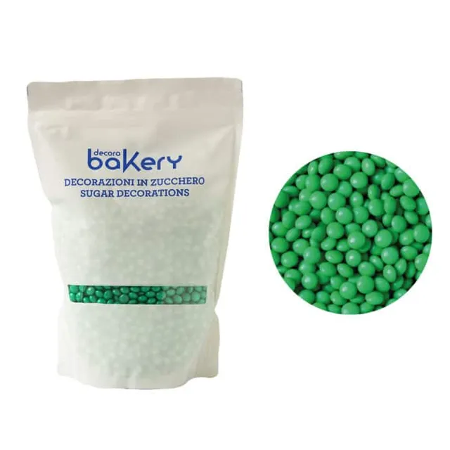 decora-bake-cook-lentilles-chocolat-vert-feuille-1kg-lait image 1