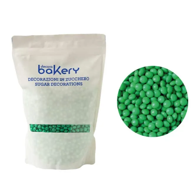decora-bake-cook-lentilles-chocolat-vert-feuille-1kg-lait image 1