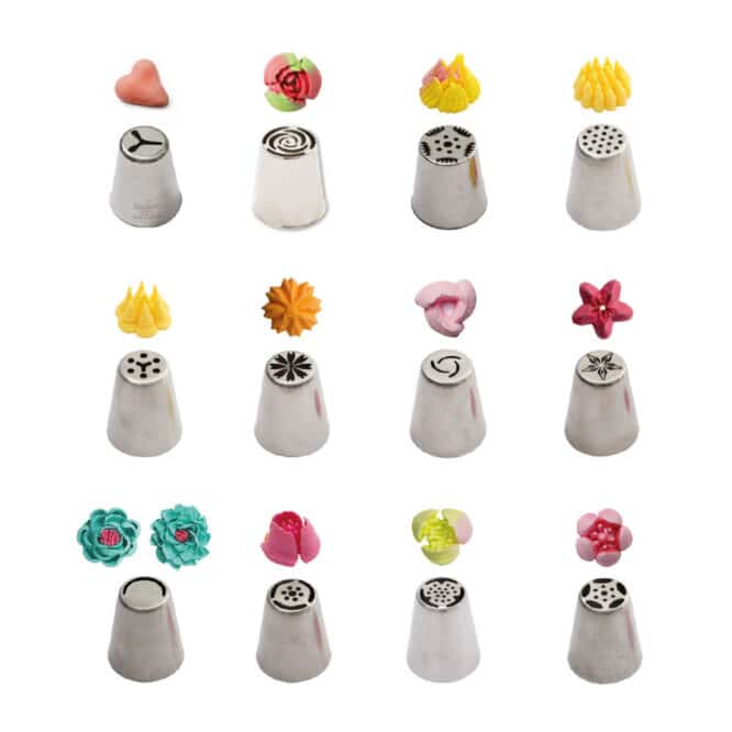 decora-bake-cook-douilles-fleurs-3d-inox-coffret-12-pi-ces image 4