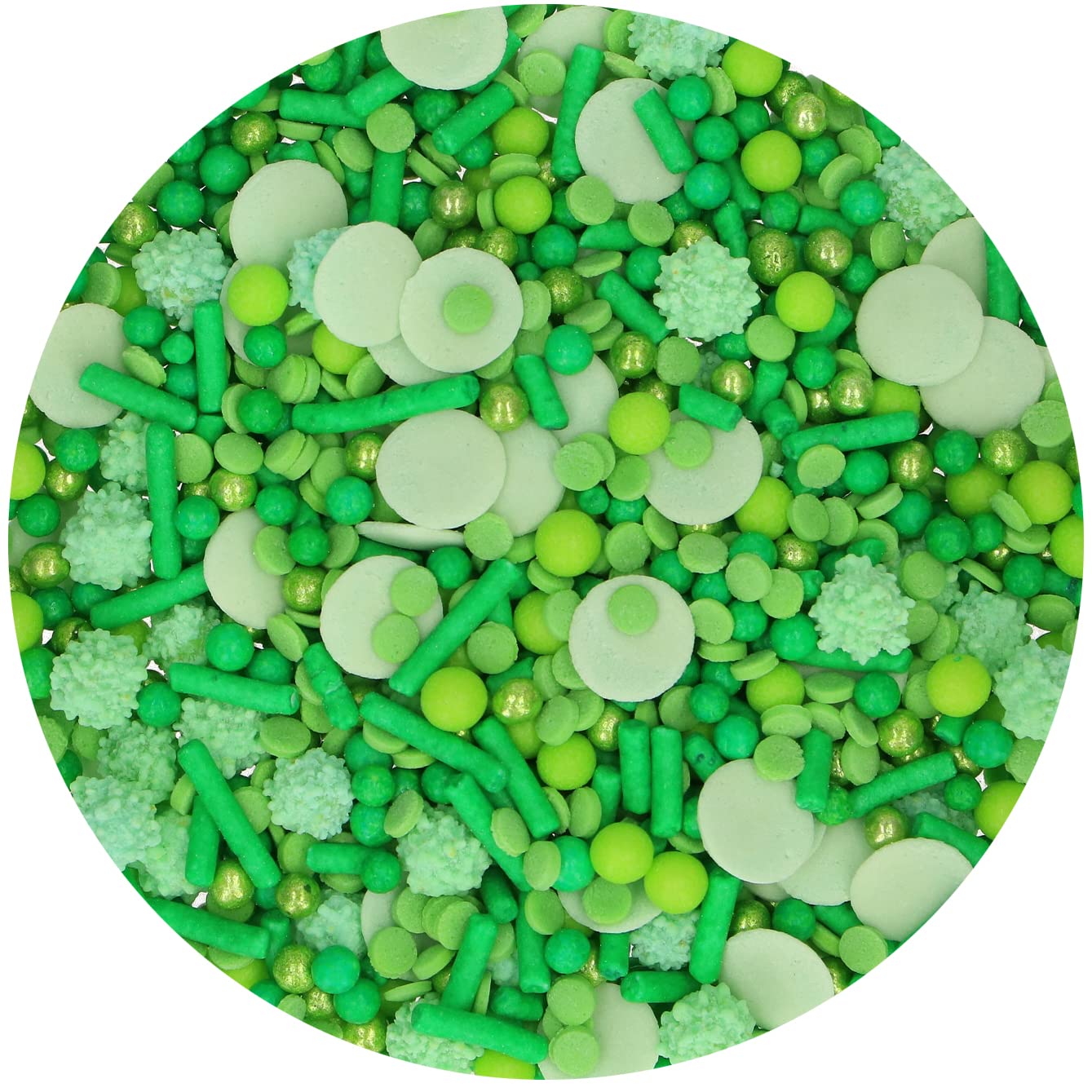 funcakes-sprinkle-medley-green-65-g-en-sucre image 2