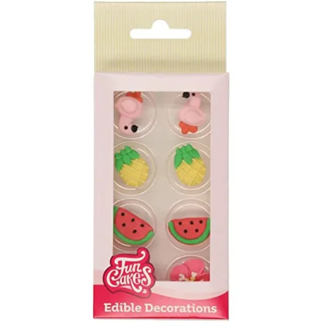 funcakes-tropical-d-cors-en-sucre-fruits-8-pi-ces image 1