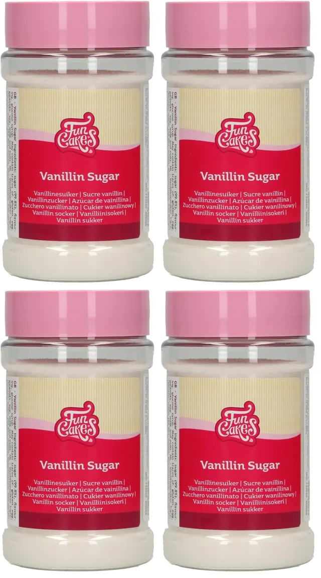 funcakes-mix-for-sucre-vanillin-250-g-lot-de-4 image 1