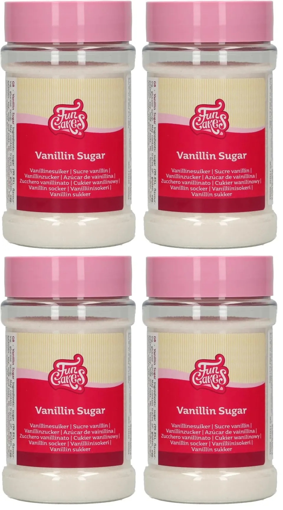 funcakes-mix-for-sucre-vanillin-250-g-lot-de-4 image 1