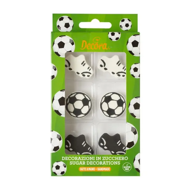 decora-bake-cook-goal-d-corations-en-sucre-6-pcs-3-4-cm image 1