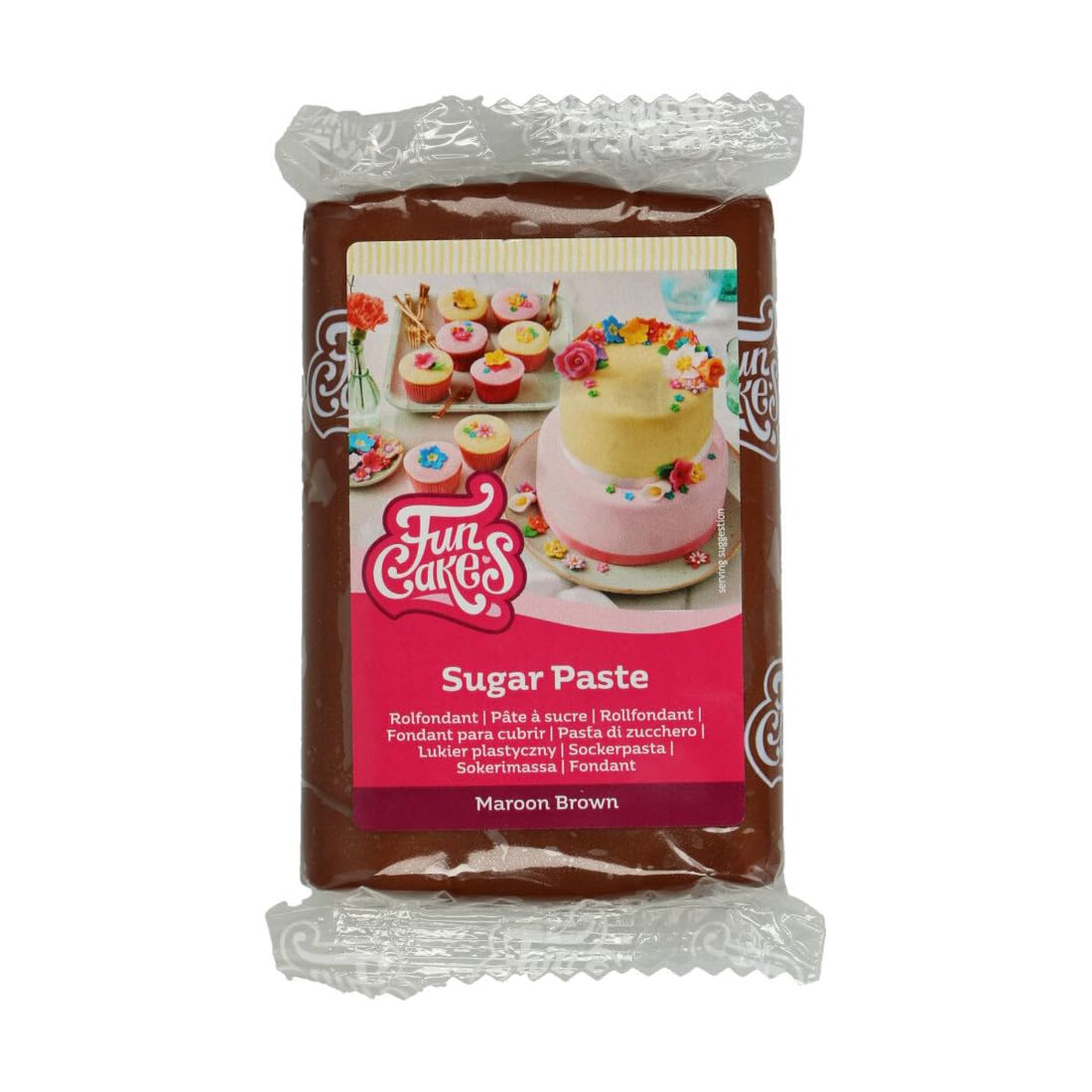 funcakes-p-te-sucre-maroon-brown-2x250-g-vanille image 2