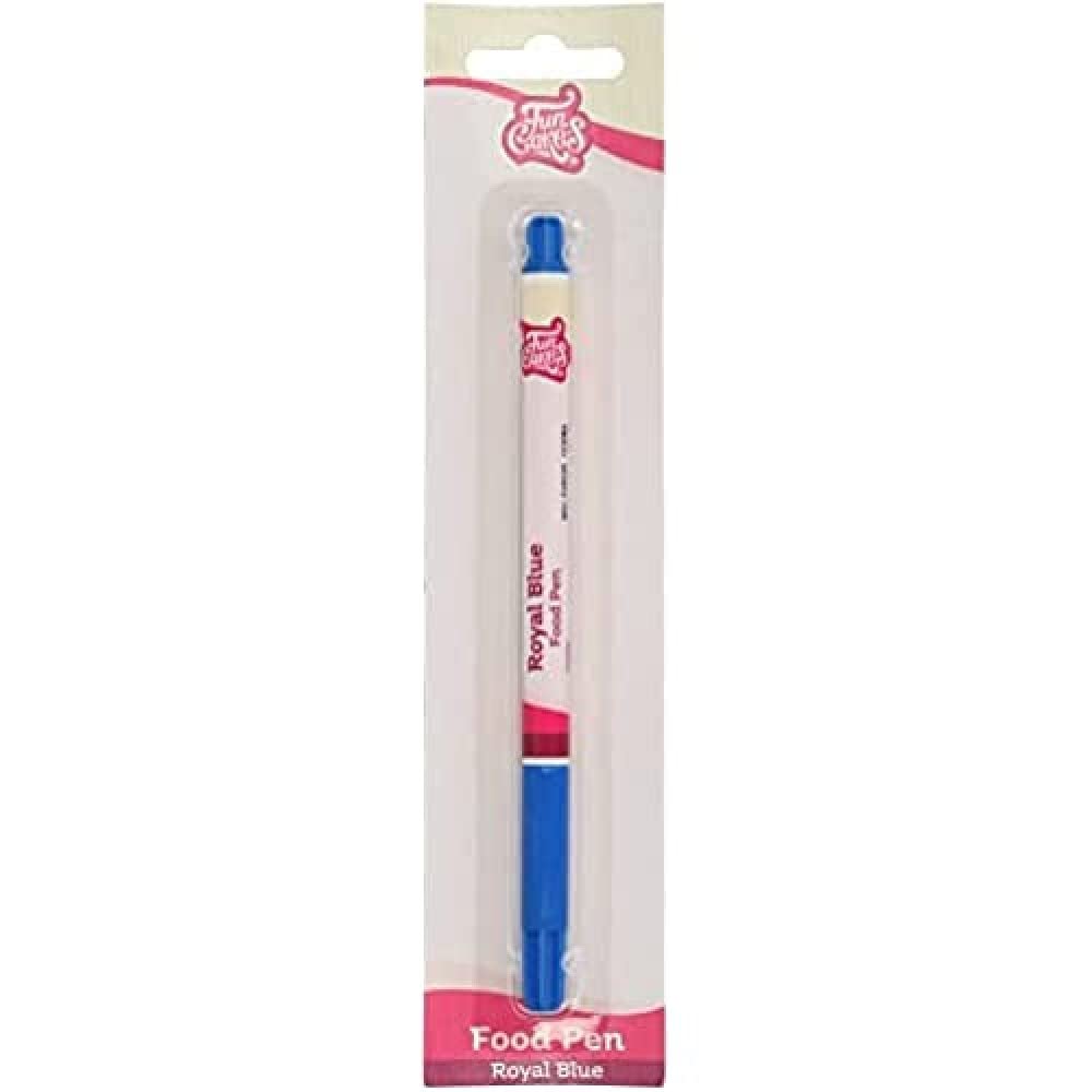 funcakes-food-pen-stylo-alimentaire-bleu-royal-1-ml-pointe-flexible image 1