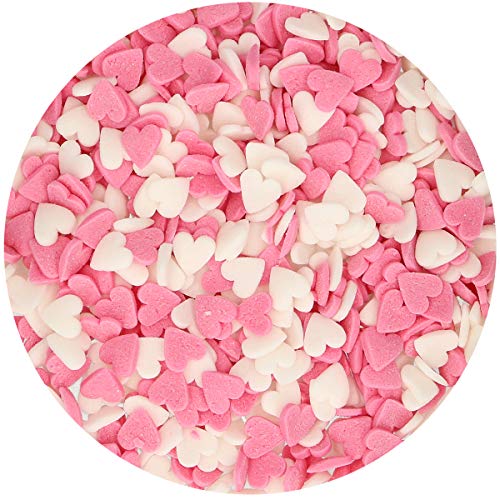 funcakes-hearts-pink-white-sprinkles-c-urs-sucre-rose-60-g image 5