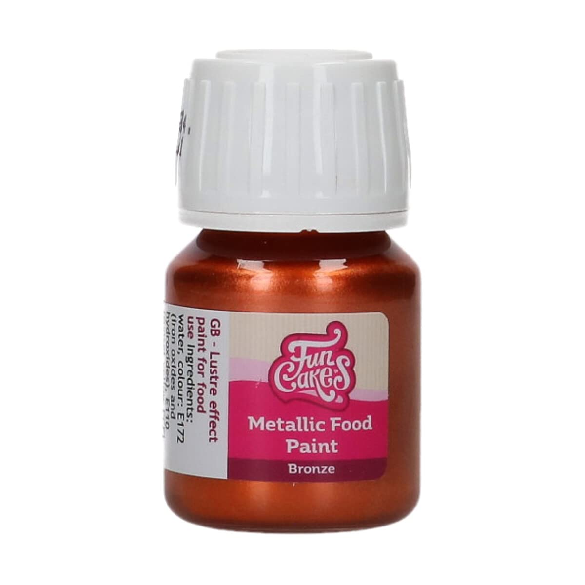 funcakes-food-colour-gel-peinture-alimentaire-bronze-30-ml image 2