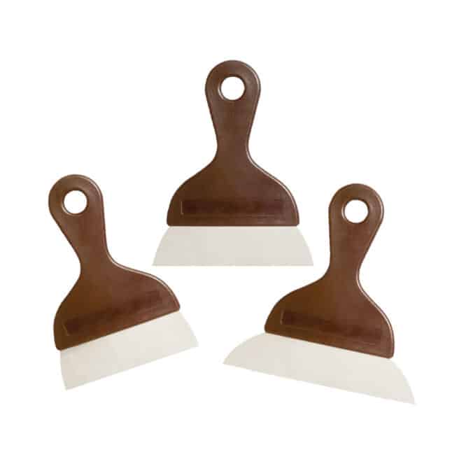 decora-bake-cook-spatule-racloir-inox-manche-plastique image 1