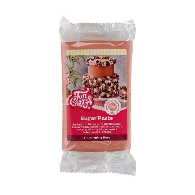 funcakes-covering-paste-p-te-sucre-shimmering-rose-250-g image 1