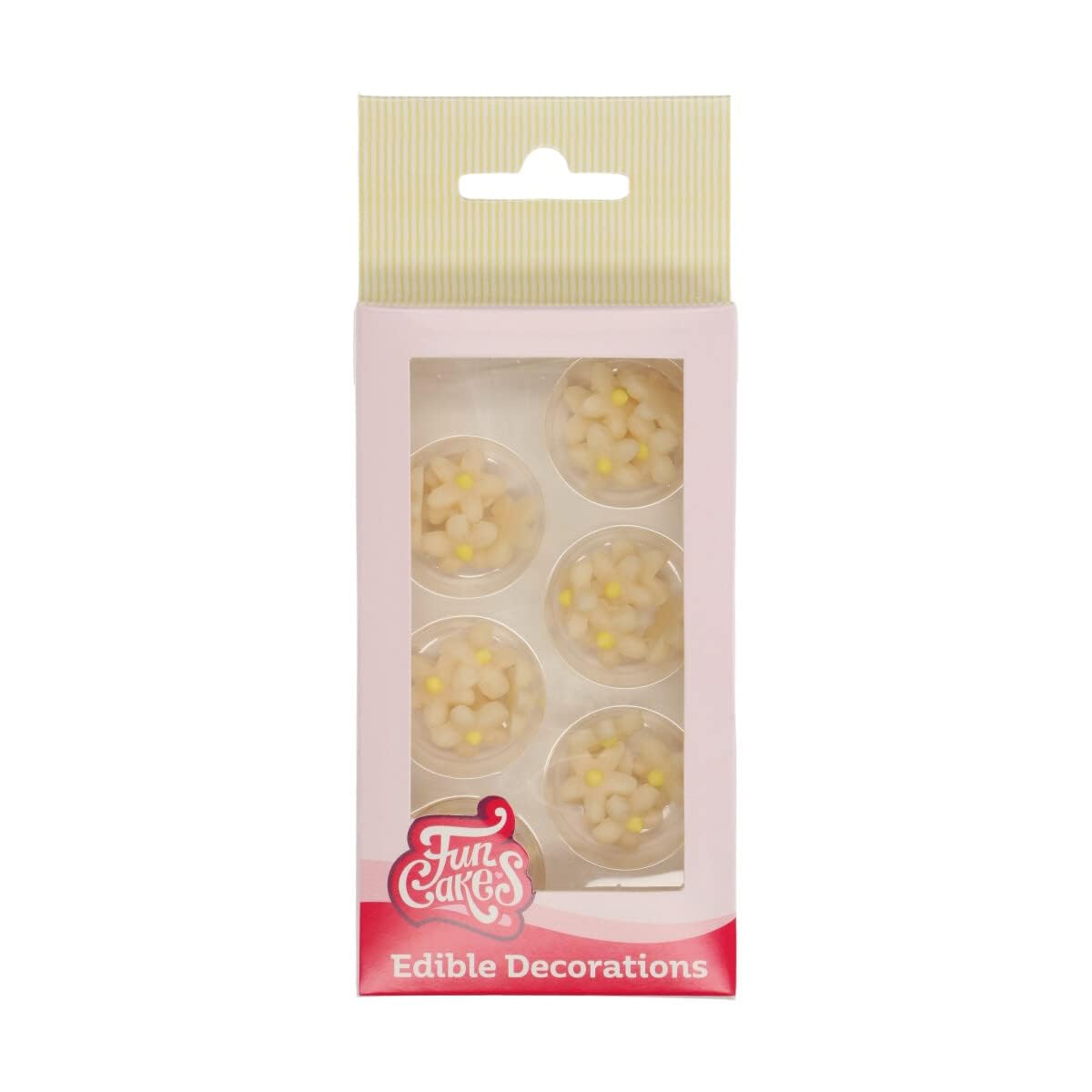 funcakes-marzipan-d-corations-p-te-d-amande-chrysanth-me-blanc-jaune-30-pcs image 1