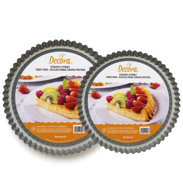 decora-bake-cook-stampi-furbo-moule-tarte-acier-garnir image 1