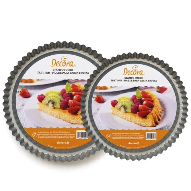 decora-bake-cook-stampi-furbo-moule-tarte-acier-garnir image 1