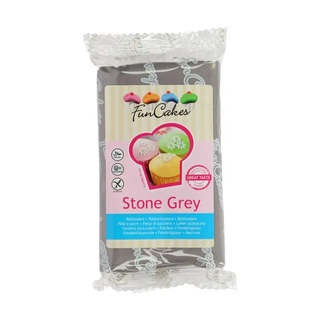 funcakes-covering-paste-p-te-sucre-gris-pierre-270-g-vanille image 1
