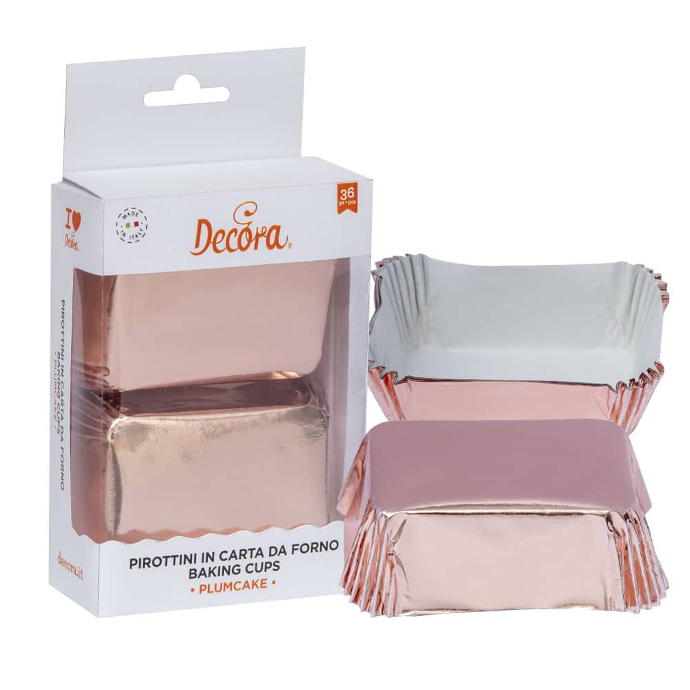 decora-rose-gold-line-caissettes-mini-plumcake-rose-gold-20-pcs image 2