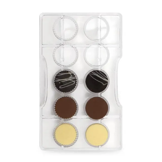 decora-bake-cook-dischetti-moule-chocolat-10-cavit-s-polycarbonate image 1