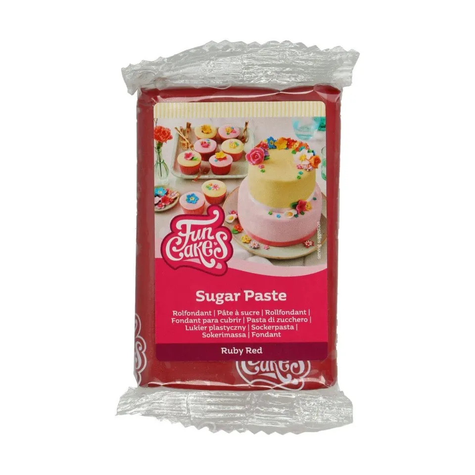 funcakes-covering-paste-p-te-sucre-rouge-rubis-270-g image 1